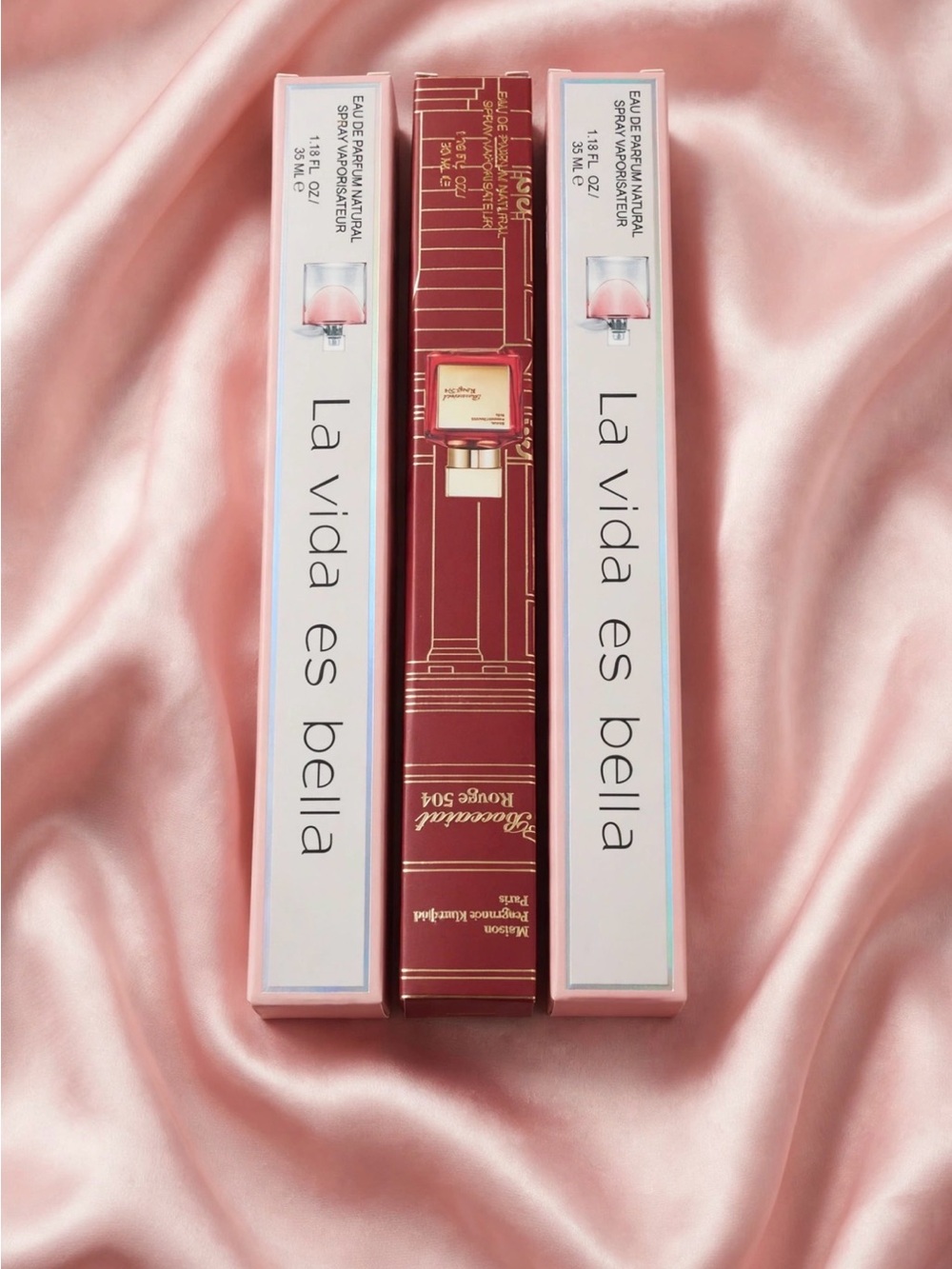 La Vida Es Bella Women’s Fragrance Set - Pink